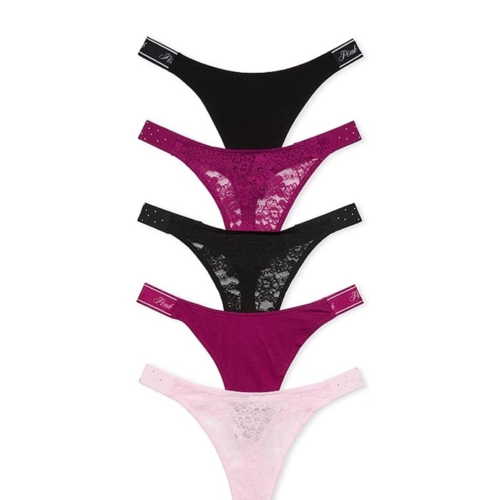 Victoria secret pack of 5 thongs